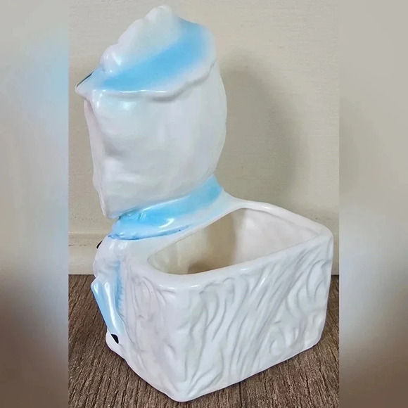 Sweet Vintage Napcoware Napco White Cat Planter 6917 - Picture 4 of 12